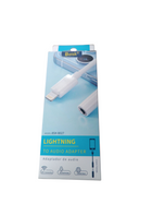Adaptador Beisk Lightning a Jack 3.5mm (BSK-B027, Audio + Micrófono)