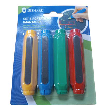 Set 4 Portatizas Imantados Bismark