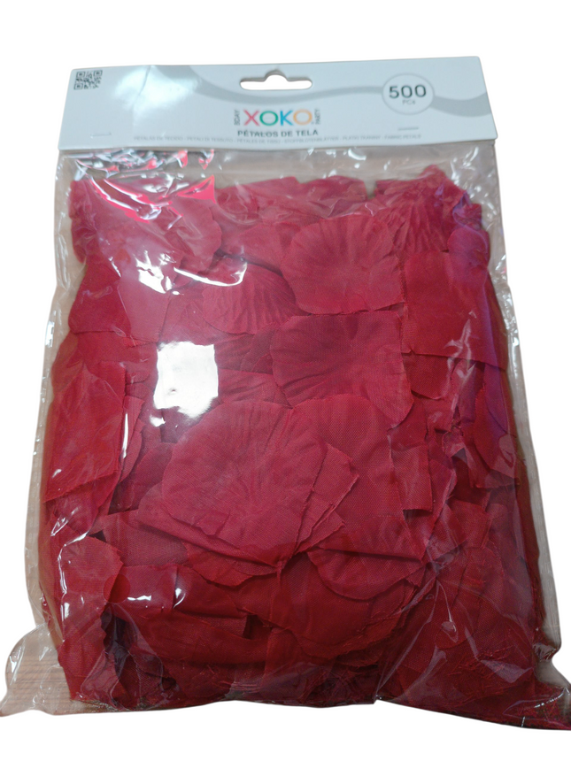 Pétalos de Tela Rojos Xoko (500 uds.) – Decoración Romántica y Festiva