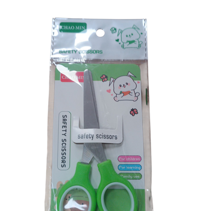 Tijeras de Seguridad para Niños Chao Min - Verde