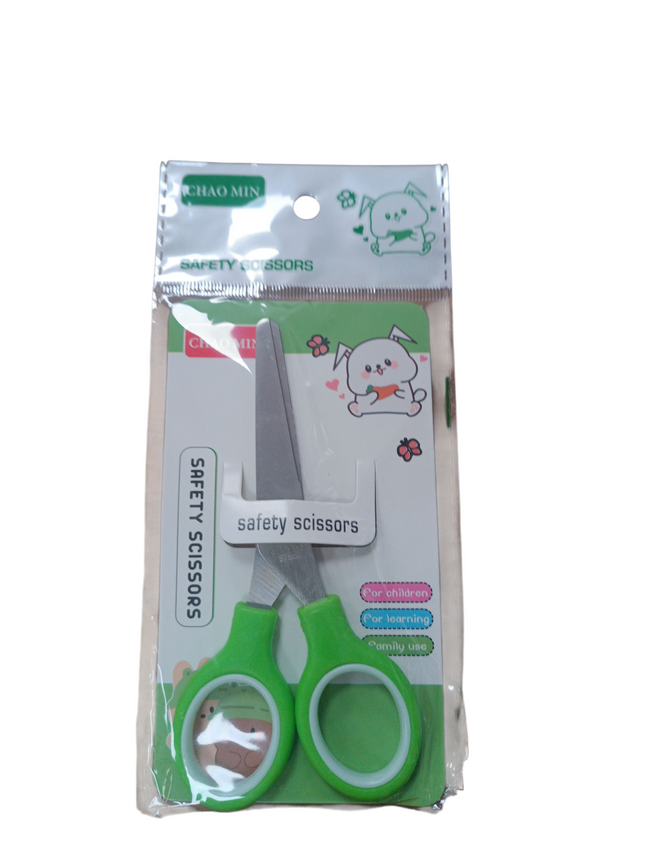 Tijeras de Seguridad para Niños Chao Min - Verde