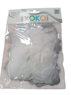 Pétalos de Tela Blancos Xoko – Decoración Elegante para Eventos