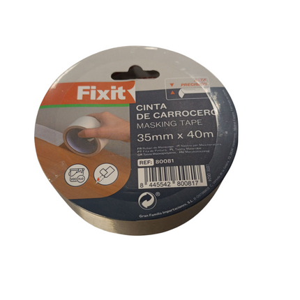Cinta de Carrocero Fixit 35mm x 40m