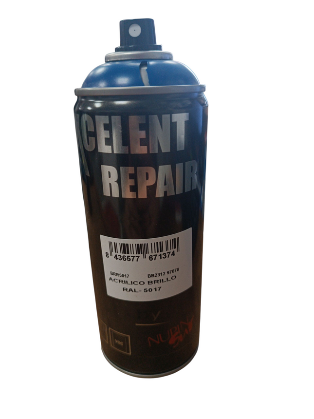 Spray Acrílico Brillo EXCELENT REPAIR – RAL 5017 Azul Tráfico