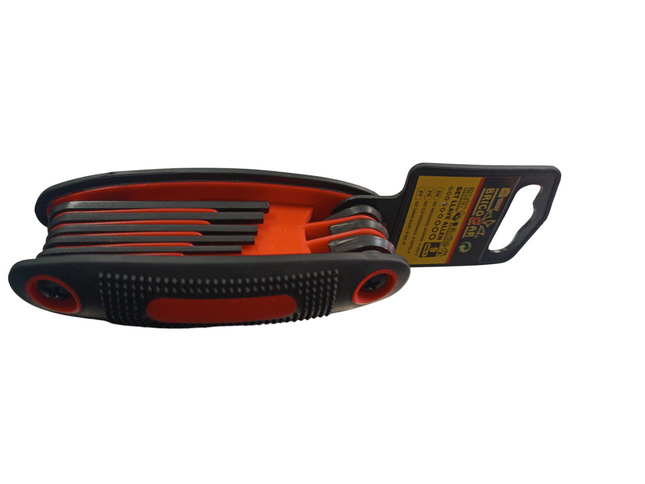Set Llaves Allen Plegables Bricogar