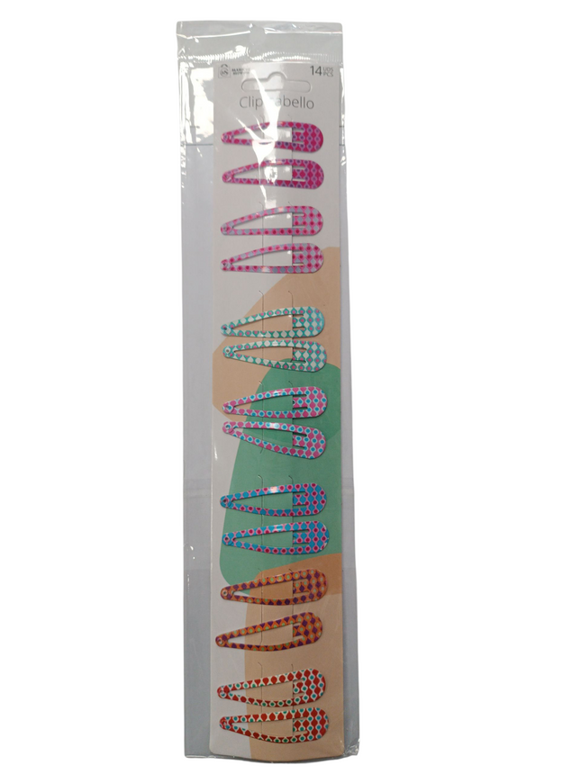 Clips para el Cabello Decorativos Market Suprem (Pack 14 uds)