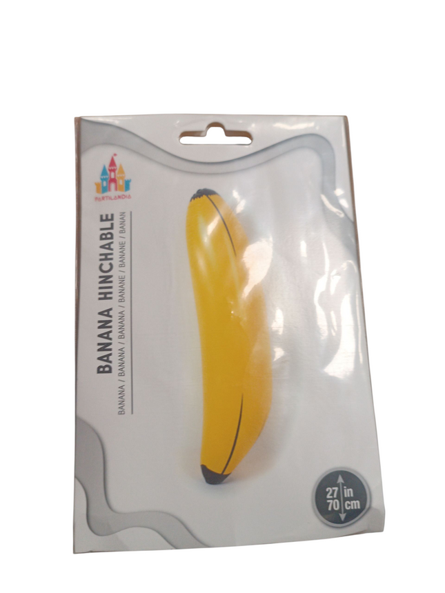Banana Hinchable Partilandia 70 cm