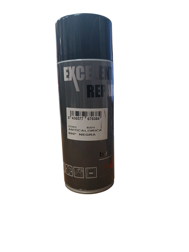 Spray Anticalórico Excellent Repair Negro 600° – 400 ml