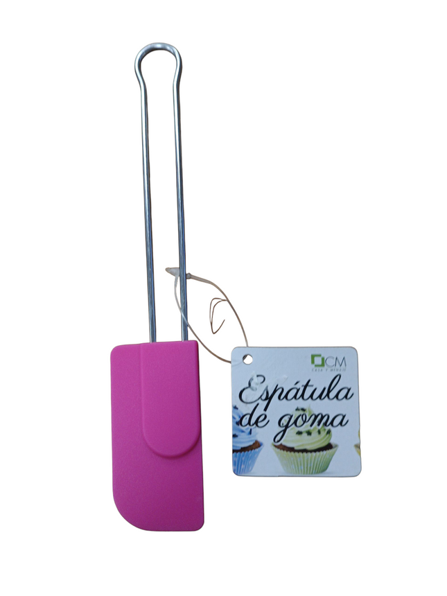 Espátula de Goma con Mango Metálico CM