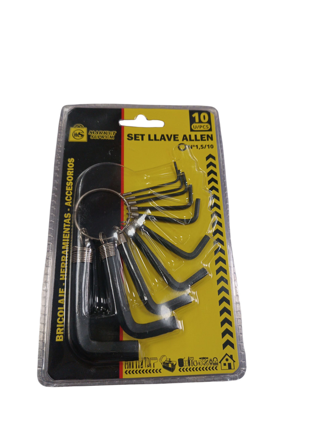 Set Llaves Allen 10 Piezas – Market Suprem