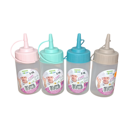 Bouteilles distributrices 150 ml avec bec verseur - Chef Cuisine