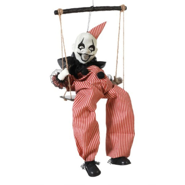 Payaso Colgante en Columpio – Decoración de Halloween