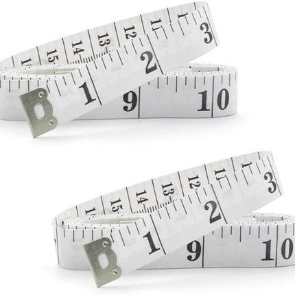 Cintas Métricas de Sastre de Alta Precisión - Pack de 2, 150 cm