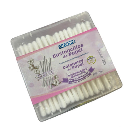Bastoncillos de Papel Pupitas – 200 Unidades