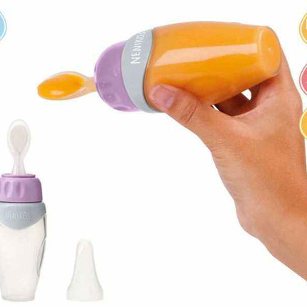 Biberón Dosificador con Cuchara Nenikös – 140 ml, Libre de BPA, Para Bebés a Partir de 4 Meses - Bubaa