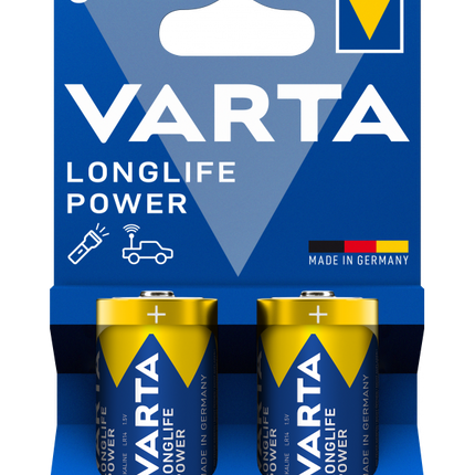 Varta Longlife Power C LR14 – Pack 2 Pilas