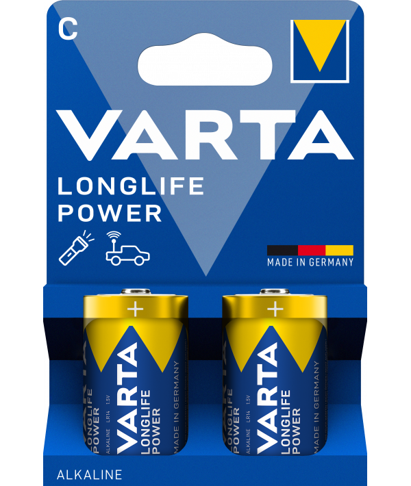 Varta Longlife Power C LR14 – Pack 2 Pilas
