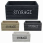 Cajas de Almacenaje Decorativas de Madera - Diseño "Storage"