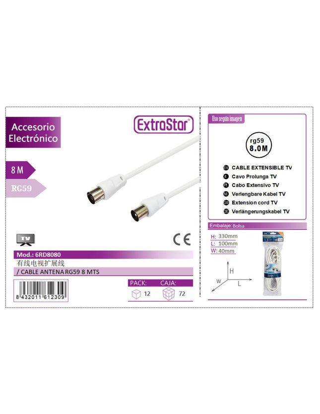 Cable Extension de TV ExtraStar