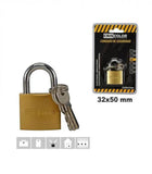 Candado de Seguridad Criscolor 32x50 mm con 3 Llaves