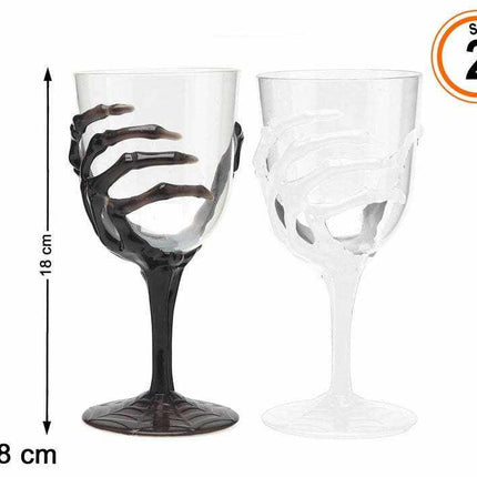 Copas Y Vaso Esqueleto Halloween - Bubaa