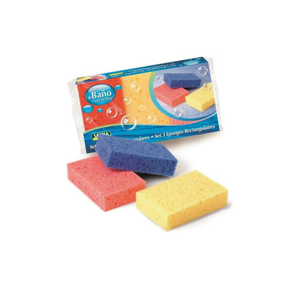 Sets de Esponjas de Baño Multifuncionales - Rectangulares y Ovaladas