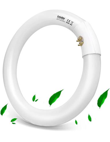 Tubo Fluorescente Circular Extrastar T9 22W 208mm Luz Fría 6400K