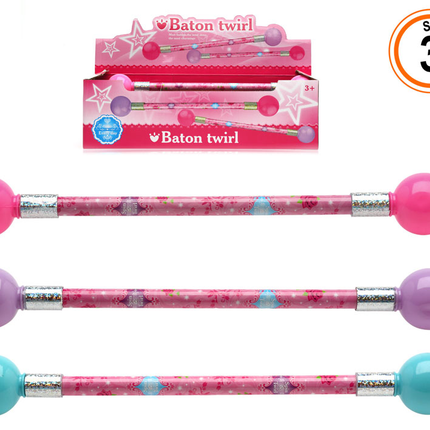 Canne Twirl pour filles - Idéale pour les jeux et la chorégraphie