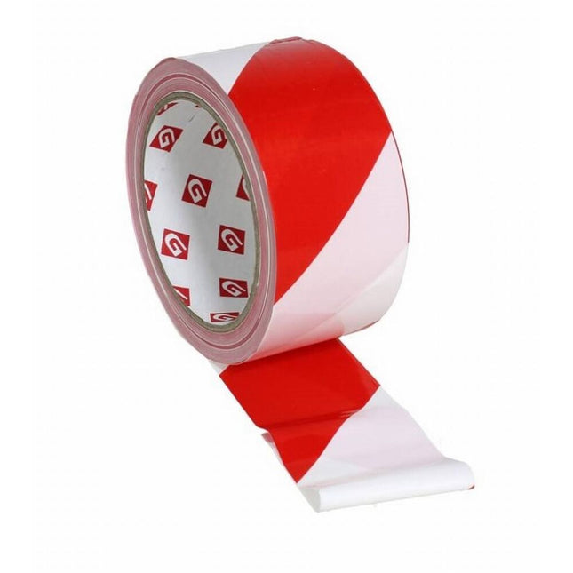 Cinta de Señalización Roja y Blanca Gerimport 100x4.8cm