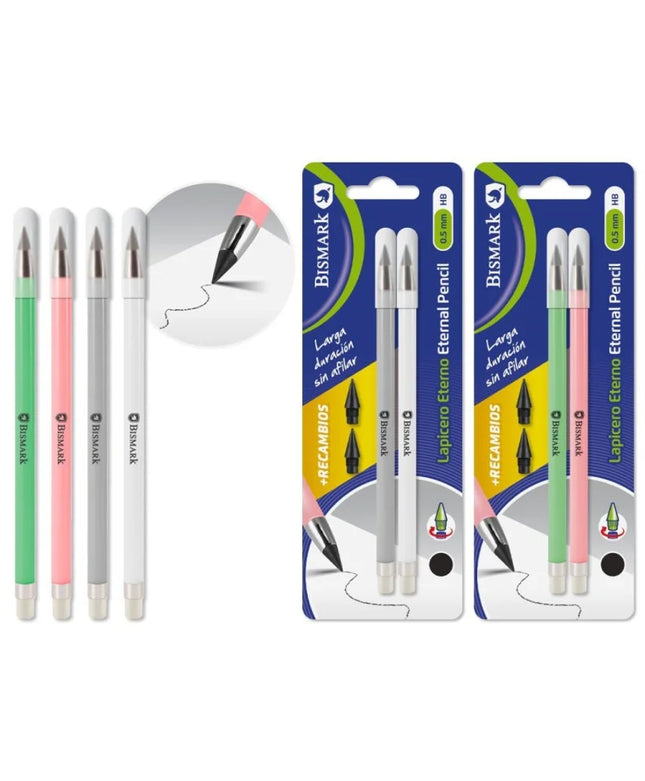 Lapicero Bismark Eterno con Recambios (2 uds + 2 recambios)