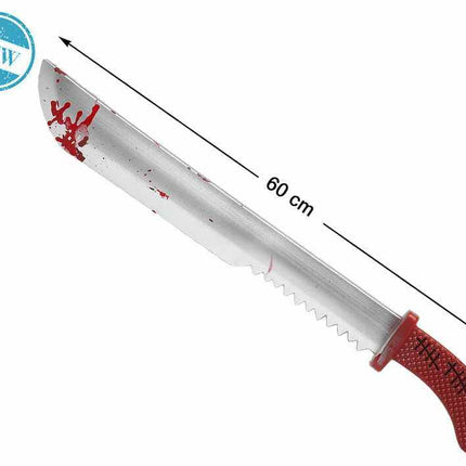 Machete Sangriento de Halloween (60 cm) - Bubaa