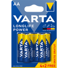 Varta Longlife Power AA – Pack 6 Pilas (4+2 Gratis)