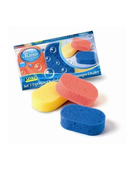 Sets de Esponjas de Baño Multifuncionales - Rectangulares y Ovaladas