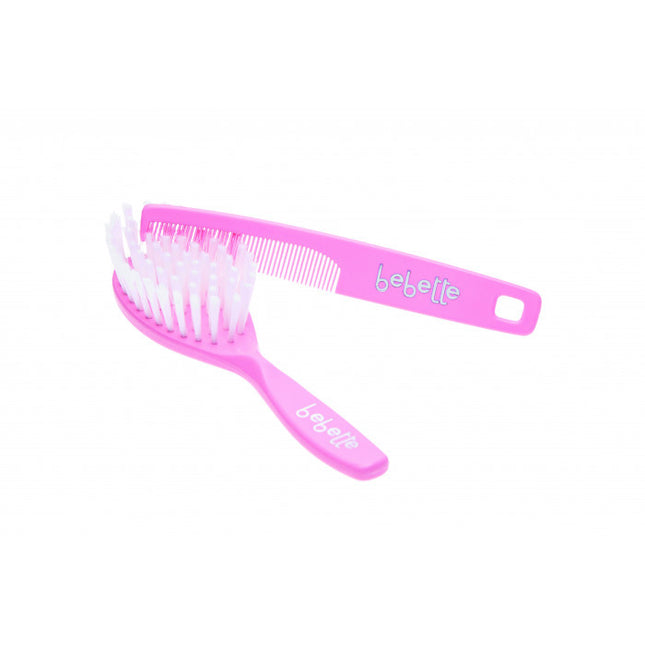 Ensemble brosse et peigne Bebette Baby - Doux et délicat