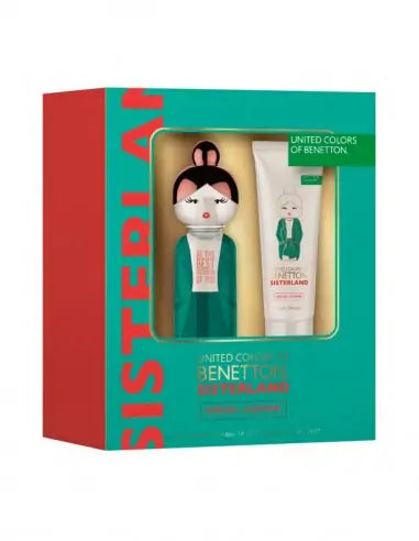 Sisterland Green Jasmine EDT Coffret Parfum 80 ml + Lotion Corporelle 75 ml - United Colors of Benetton