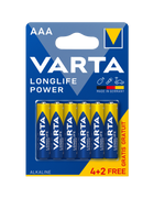 Pilas Alcalinas AAA Varta Longlife Power (4+2 Gratis)